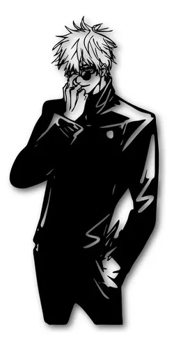 D_754515-MLU87133754033_072025-O.jpg Cuadro Jujutsu Kaisen Gojo 2 Calado 40x19 Memo Estampados